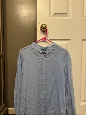 Ralph Lauren Light Blue Button-Down Oxford Shirt